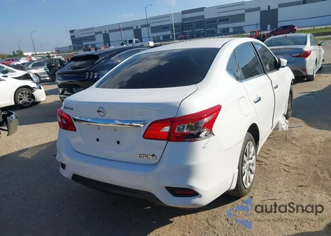 2019 Nissan Sentra S z USA, uszkodzony, nr VIN 3N1AB7AP8KY380283